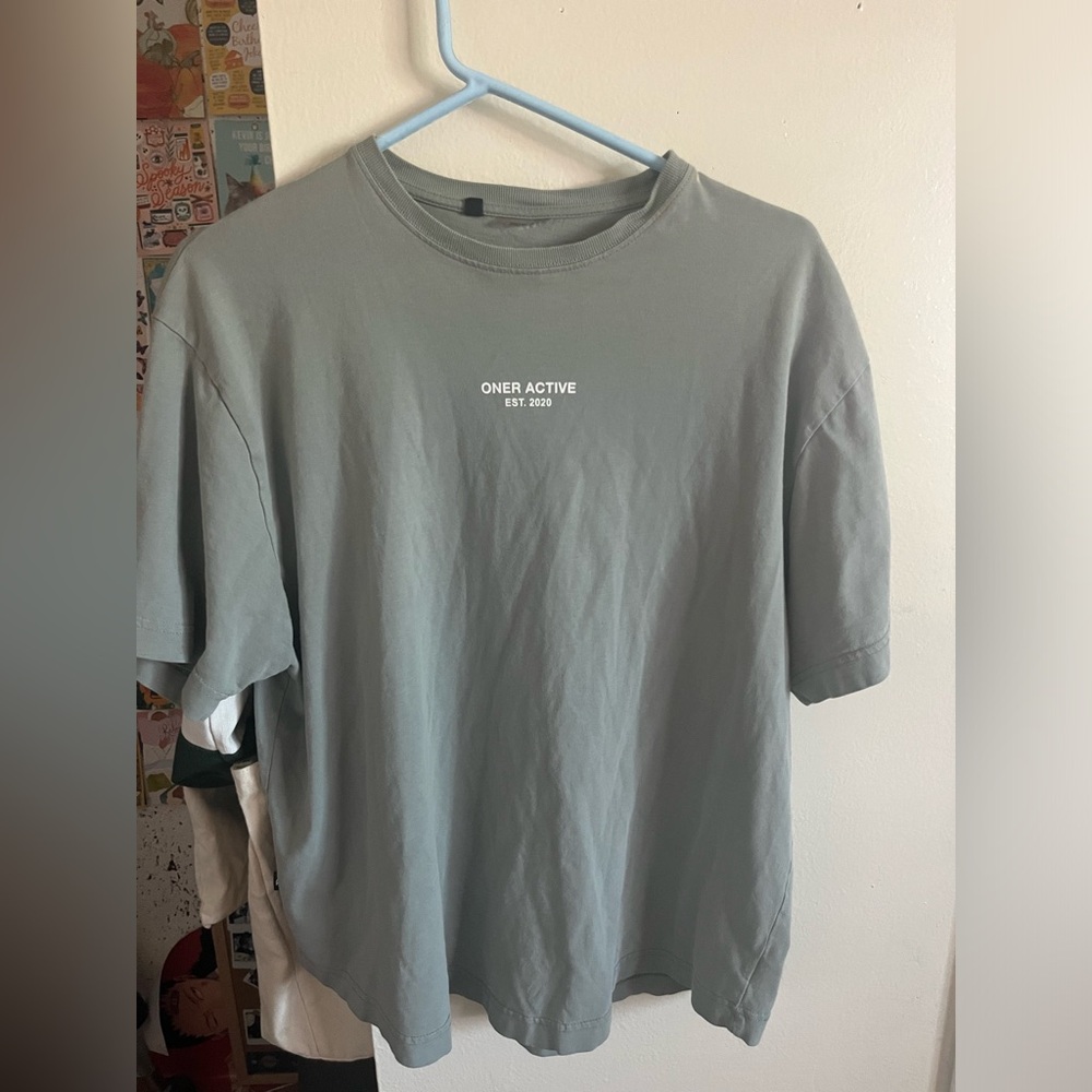 ONER ACTIVE Sage green workout top